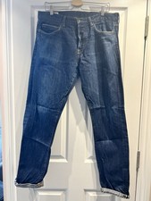 Common People Blue Selvedge Denim Jeans W34 L32 CP33