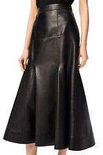 NWT RRP $3260 Loewe godet leather skirt. Made in Spain. French size 38