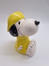 Snoopy Peanuts Snoopy Wearing Raincoat Ceramic Money Box 