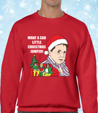 WHAT A SAD LITTLE CHRISTMAS JUMPER SWEATER FESTIVE XMAS TOP SWEATER FUNNY RUDE