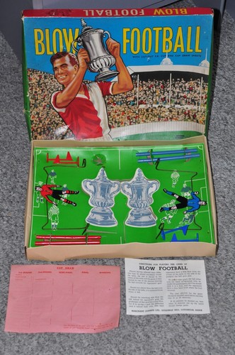 Vintage blow football cup - football,