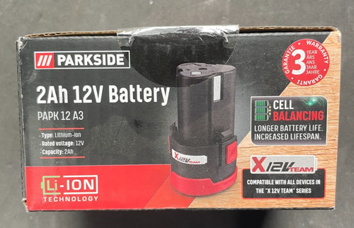 Parkside 12v 2ah battery x12v - 12v,