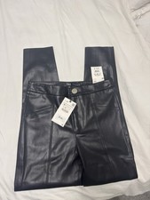ZARA Black Faux Leather