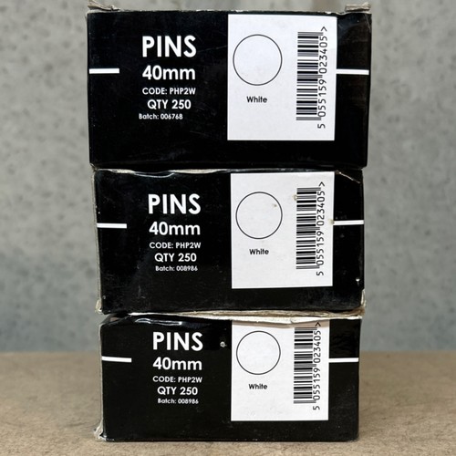 Boxes 40mm white - 40mm, white,