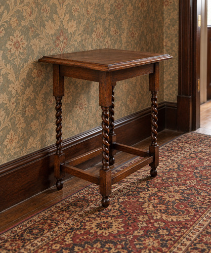 Vintage wooden side table - vintage,