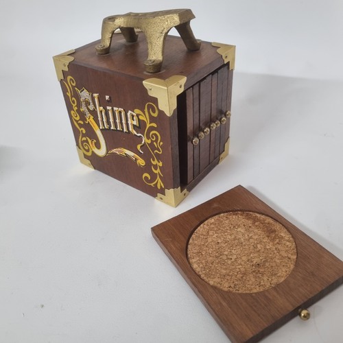 Vintage style shoe shine box - shoe,