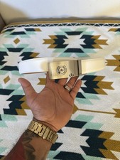 DRUH  WHITE GENUINE LEATHER