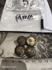 6Vintage Brass Tone Metal