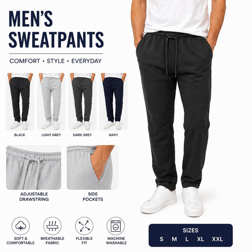 Mens fleece joggers zip - fleece,