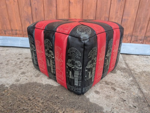 60s vintage stool cushion - 60s, pouf
