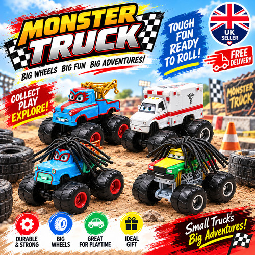 Monster truck toy - truck,