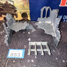 Warhammer 40K Plastic Imperial Ruined Gothic Buildings x 2 Battlefield Terrain
