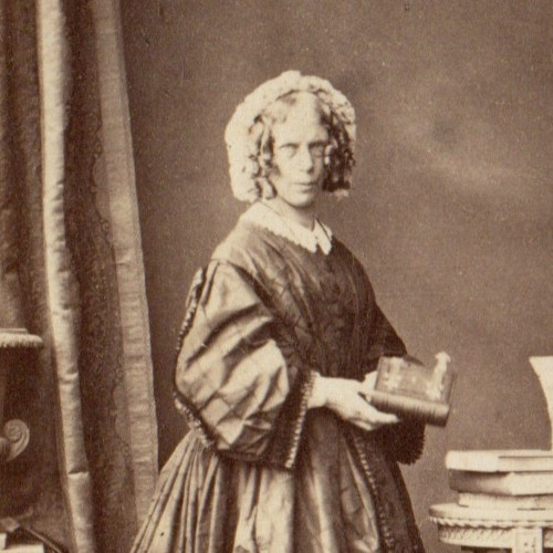 Cdv lady crinoline - lady, dress