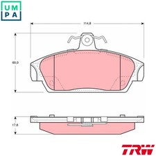BRAKE PAD SET DISC BRAKE