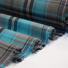 Blue Tartan Check Plaid