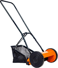 Manual Lawn Mower for Garden - Manual Grass Cutter Machine with 12"/30Cm Cutting