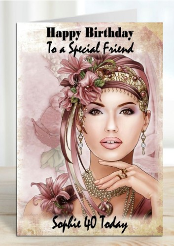 Personalised birthday card - , art