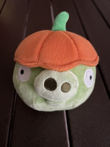 Pumpkin hat green pig - pumpkin,