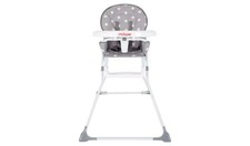 My Babiie Grey Stars Compact Highchair (1858)