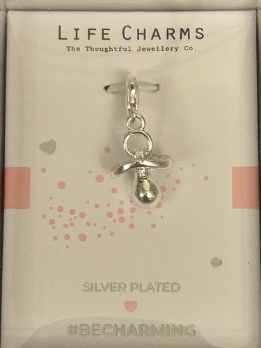 Life charms silver plated baby - life,