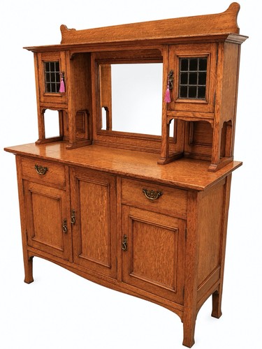 Antique oak wooden arts - antique, &
