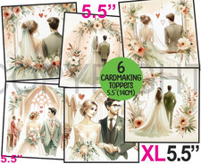 6 XL Card Toppers 5.5"