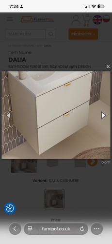 Bathroom vanity unit 600mm - vanity,