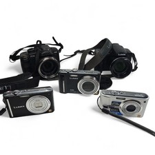 5x Panasonic Digital Cameras Job Lot - LUMIX DMC-FX12 FX55 TZ10 FZ18 FZ38