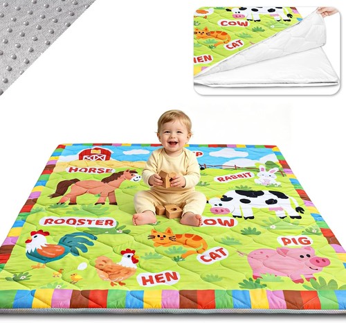 50x50 baby play mat - play,