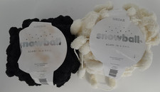 Sirdar Snowball Scarf in a Ball Yarn x2 Black & White A88 G281