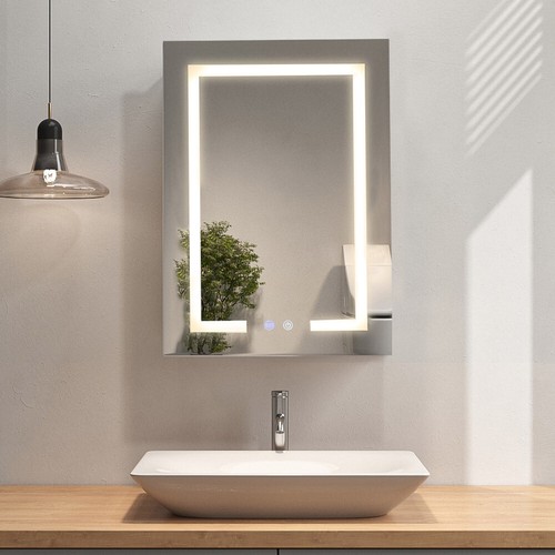 Led bathroom mirror - mirror, cabinet