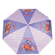 THELWELL Umbrella horse umbrella  horses purple Pony accessories kids brolly NEW