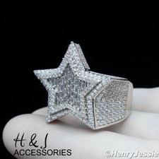 MEN 925 STERLING SILVER ICED