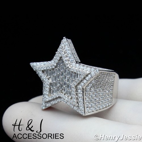 Men 925 sterling silver iced - 925,