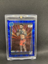 2022 Donruss UFC - Rated Rookie Ilia Topuria #215 Holo Blue Laser /49 (RC)