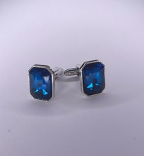 Cufflinks Blue Fashion Diamond