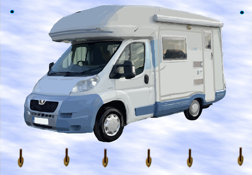 Motorhome large key rack 6 - large, rack,6