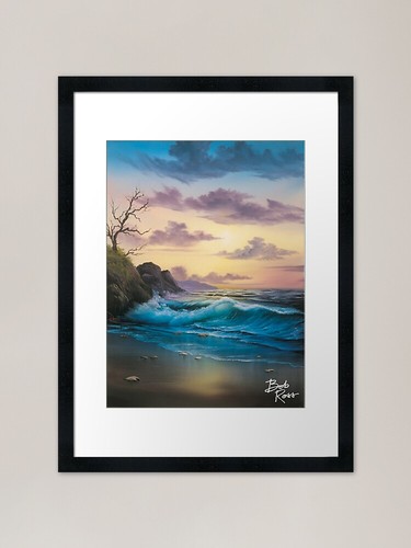 Bob ross the sea - bob, white