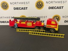 TONKA TOYS TONKA 3 FIRE ENGINE WTH FIREMAN AND LADDERS PRESSED TIN TOY