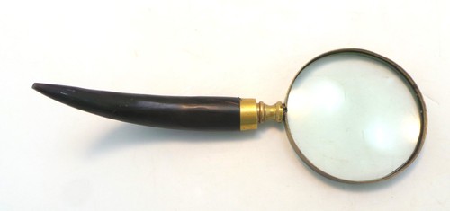 Antique horn handled brass - antique,