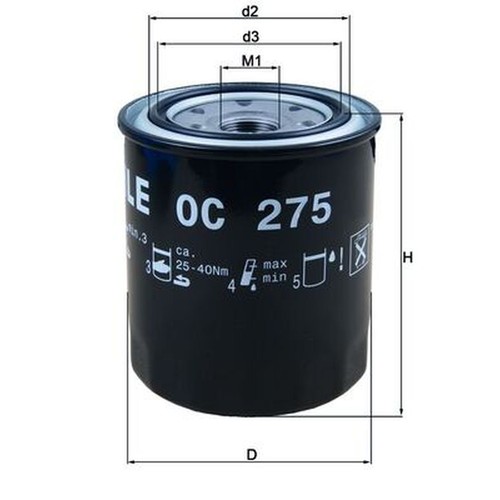 Oil filter for toyota - oil, hilux