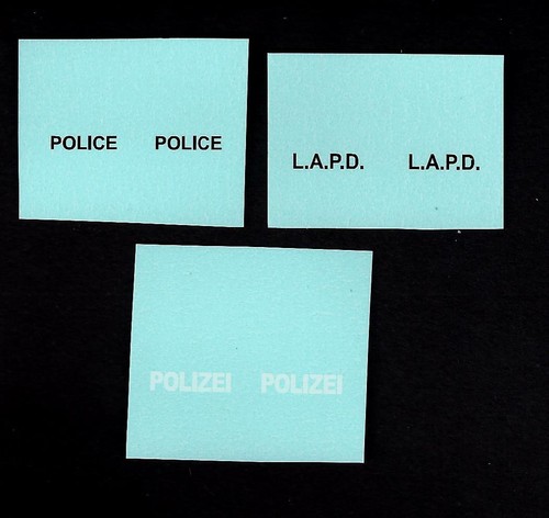 Matchbox transfers decals - transfers/decals,