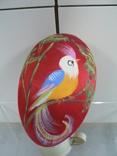Vintage Papier Mache German Easter Egg Hand Painted