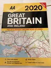 AA Large Scale Road Atlas Map