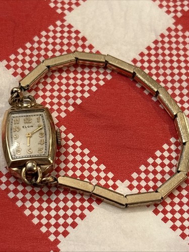 Vintage elgin lady 10k - elgin,