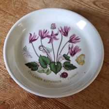 Portmeirion Cyclamen Repandum Coaster / Pin / Trinket/Sweet Dish 