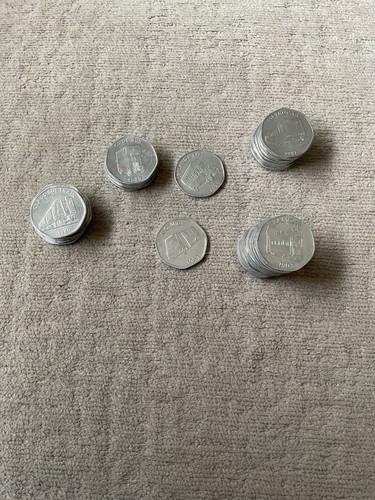 Job lot bus tokens 6 - job, of