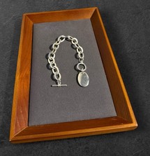 Chunky Silver Tone Bracelet