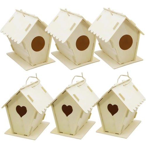6pcs birdhouse kits - birdhouse,