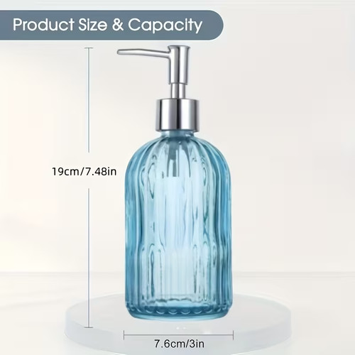 400ml glass soap dispenser - 400ml,